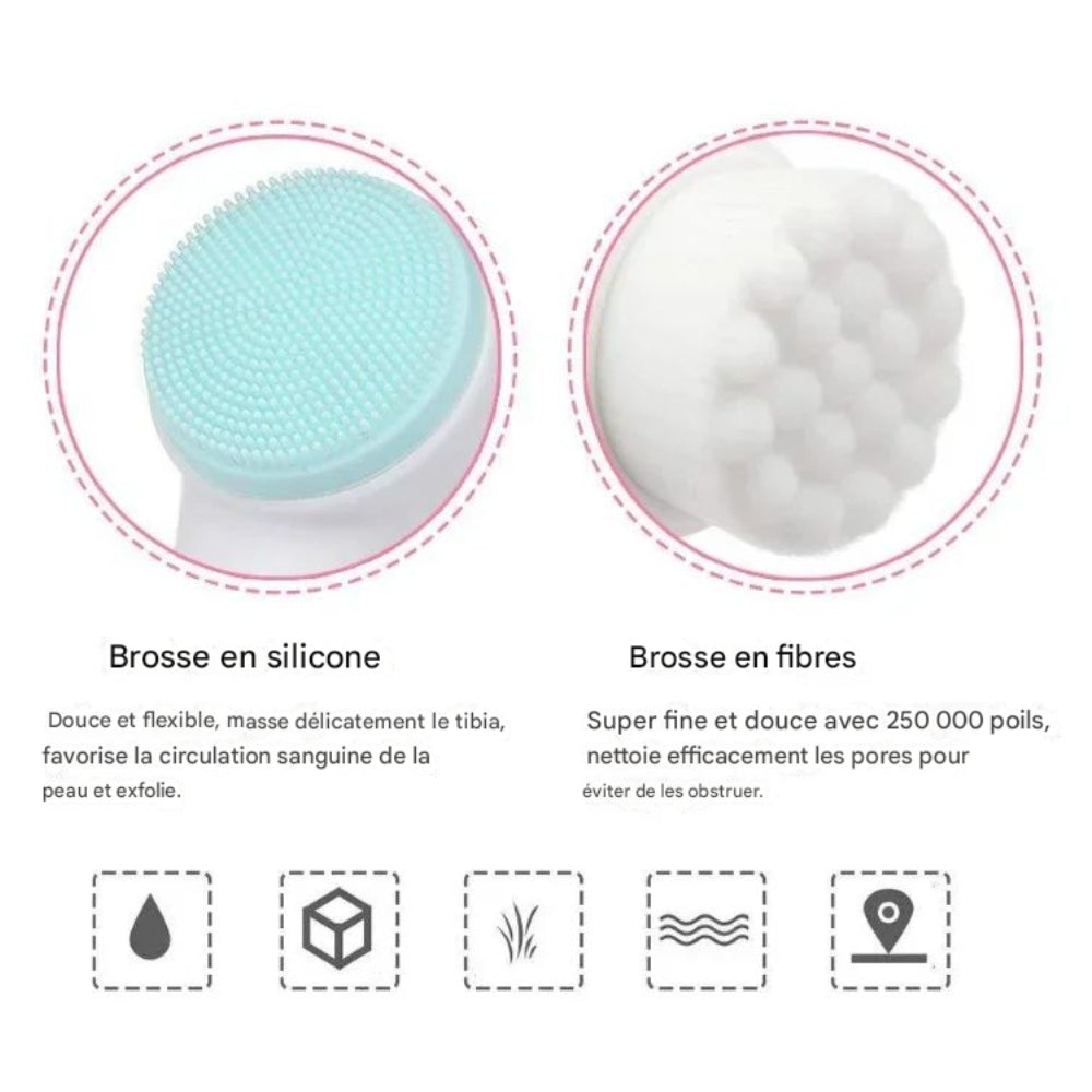 Brosse Nettoyante Double Face